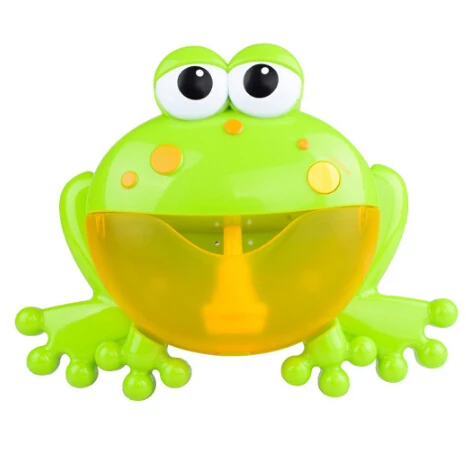 Ребенок Bubble Ванна Лягушка автоматическая машина для душа воздуходувка для ванной музыка игрушка - Цвет: Зеленый