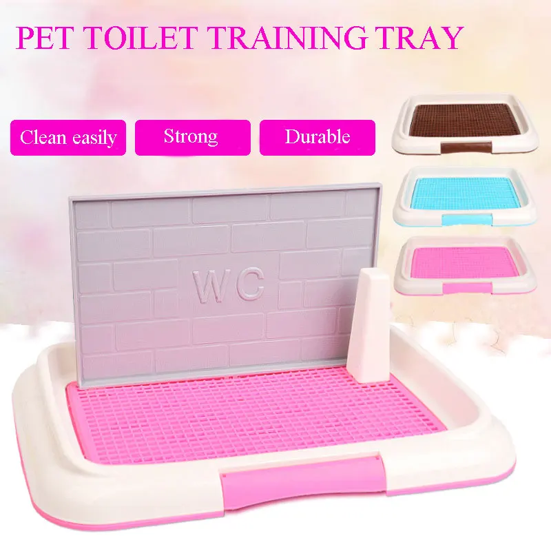 

SMARTPET Plastic Mesh Grid Flat Column Pet Dog Toilet Pure Color Large Small Dog Training Toilet Tray Mat Pet Cleaning Supplies