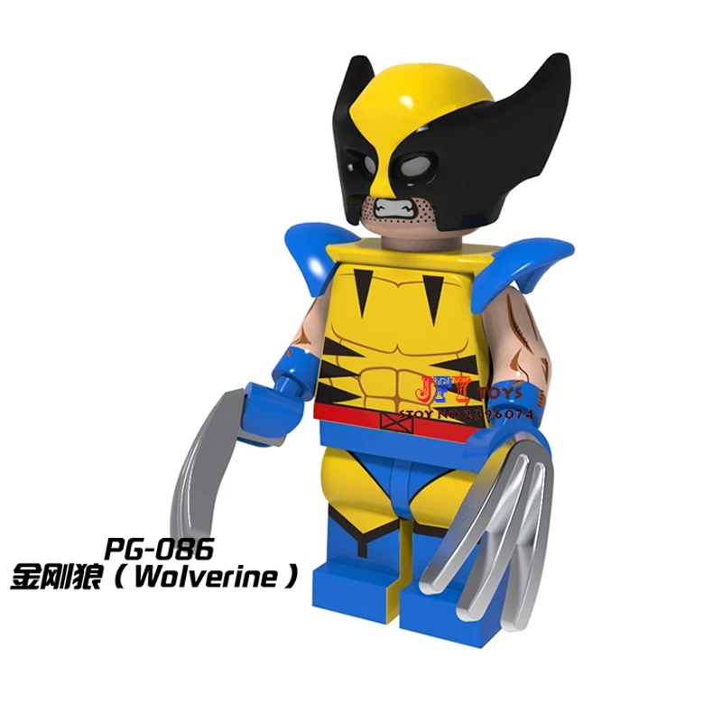 

Single Sale star wars superhero marvel Logan movie Wolverine building blocks model bricks toys for children brinquedos menino