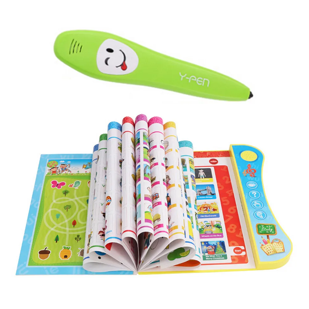 

Smart Early 5-7 Years Plastic ABS Childhood Unisex Cognitive Learning Vocal Intelligent Learning Book Kids Toys Birthday Gift