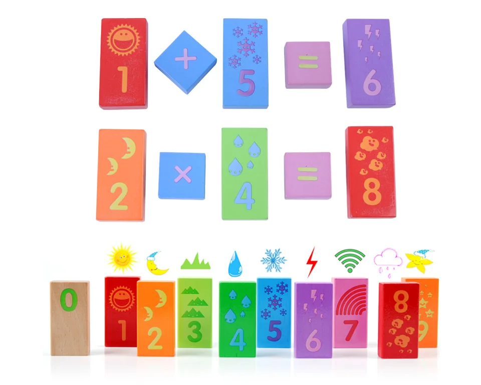 MITOYS/100 шт. детские деревянные блоки, развивающие игрушки для детей, строительные блоки с геометрическими фигурами, Обучающие деревянные блоки для детей