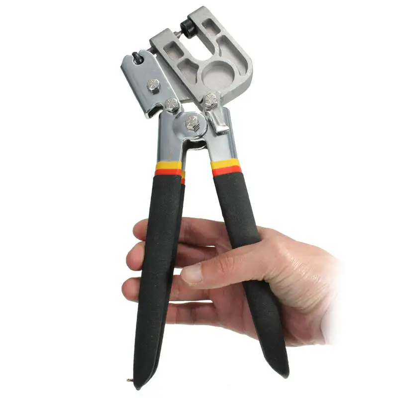 

1PC 10 Inch TPR Handle Stud Crimper Pincer Punch Pliers Punching Forceps Board Drywall Partition Fastener Crimping Lock