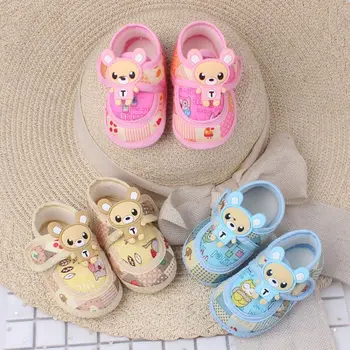 

Spring Autumn Baby Girls Boys Breathable First Walkers Soft Bottom Non-slip Low Tube Toddler Shoes Baby Shoes 0-1Y A1