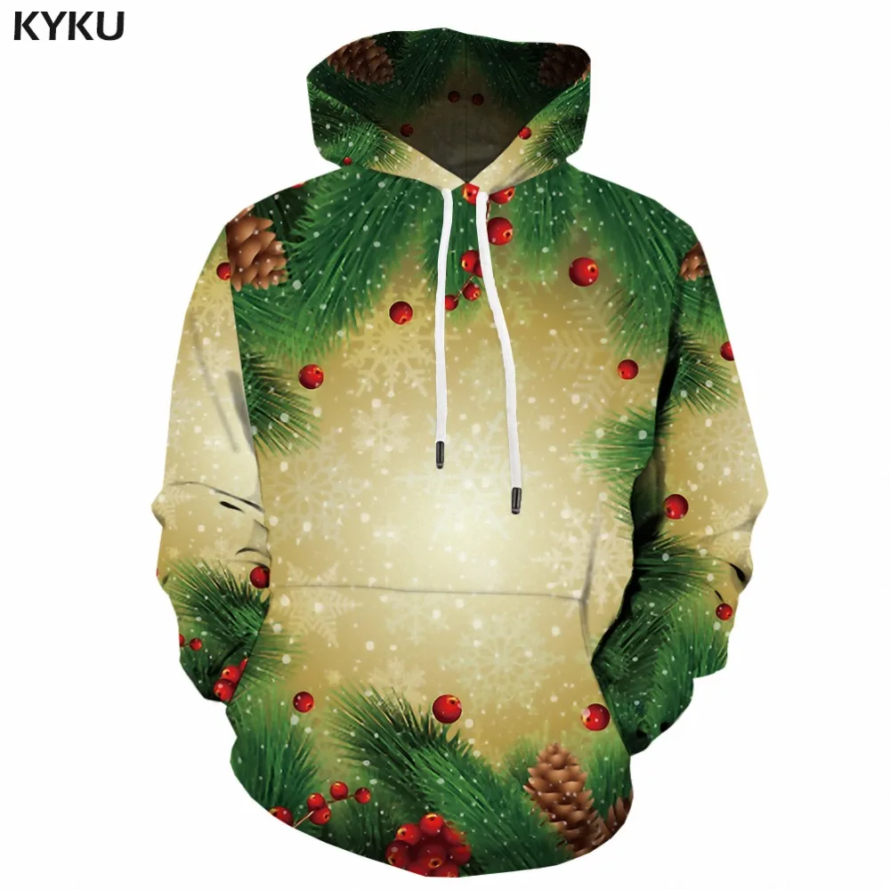 KYKU Brand Christmas Hoodies Women Xmas Woman Clothes Gifts Japanese Forest Ladies Hoody Casual Sweatshirts Female KYKU Brand Christmas Hoodies Women Xmas Woman Clothes Gifts Japanese Forest Ladies Hoody Casual Sweatshirts Female