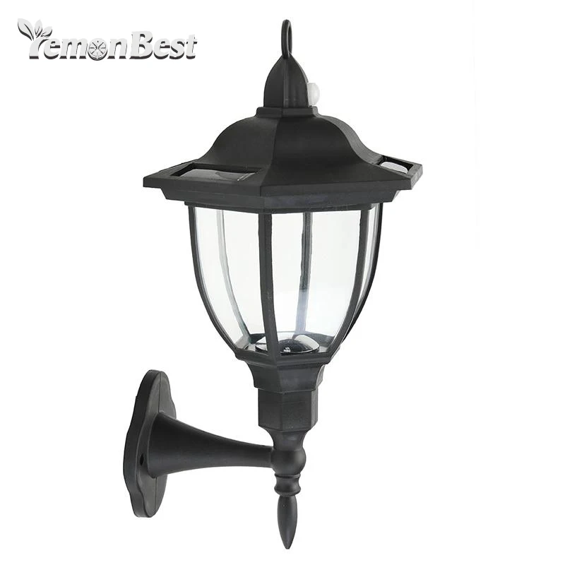 retro style solar energy light led induction door light solar window lights
