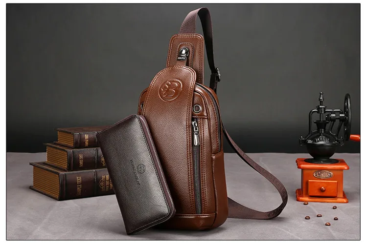 FEIDIKABOLO бренда, сумка через плечо Для мужчин нагрудная сумка Винтаж рюкзак; нагрудная сумка кожаные сумки для путешествий, Для мужчин через плечо сумки на одно плечо ремень на заднем сиденье мешок