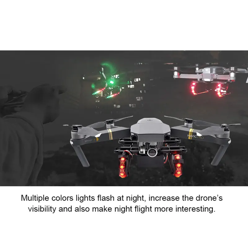 STARTRC DJI Mavic pro цветной светодиодный Расширенный шасси для mavic platinum drone аксессуары