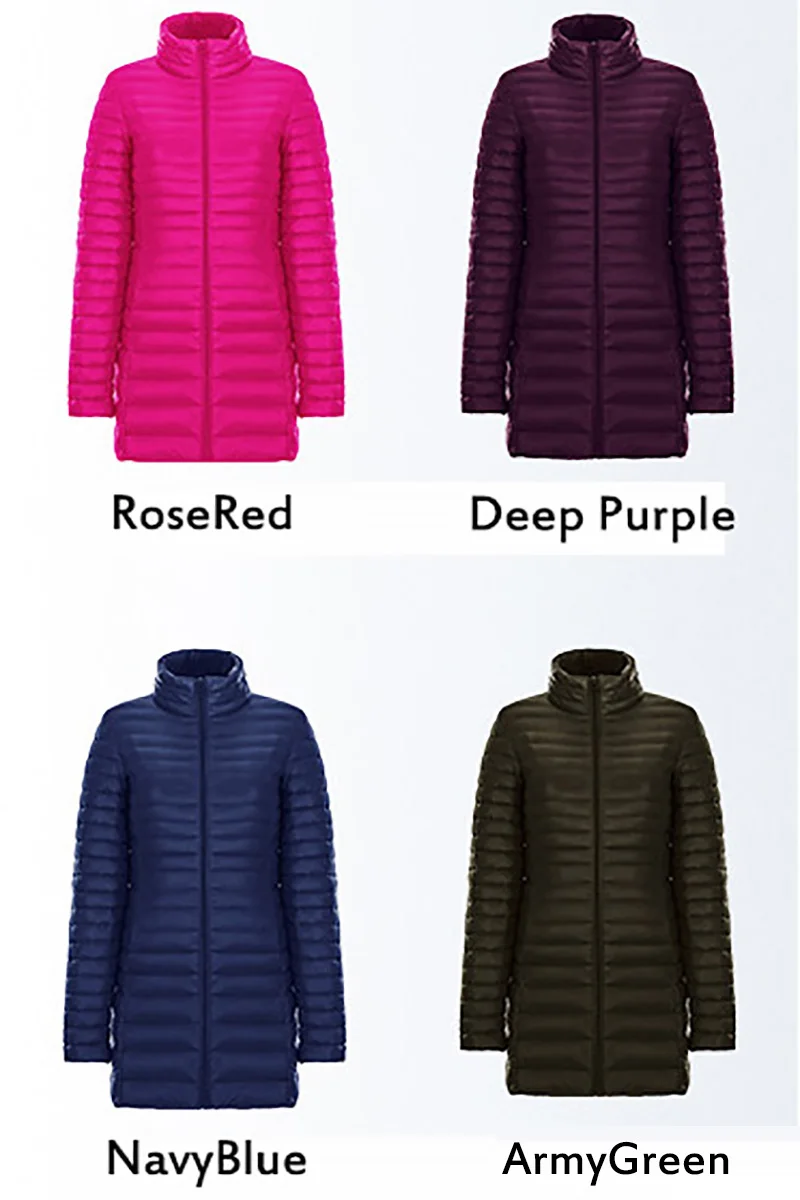 Kostlich New Arrival Ultra Light Women Parka Coat Fashion Jacket Outerwear Coats Women Long Warm Slim Coats & Jackets Parkas (1)