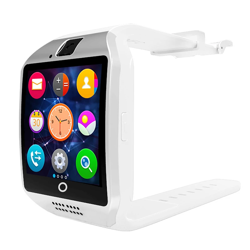 Stepfly Bluetooth Смарт часы Q18 с камерой Facebook Whatsapp Twitter Синхронизация SMS Smartwatch поддержка sim-карты TF для IOS Android