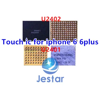 

2pcs/lot Brand new original U2401 BCM5976C1KUB6G + U2402 343S0694 touch ic for iphone 6 6plus