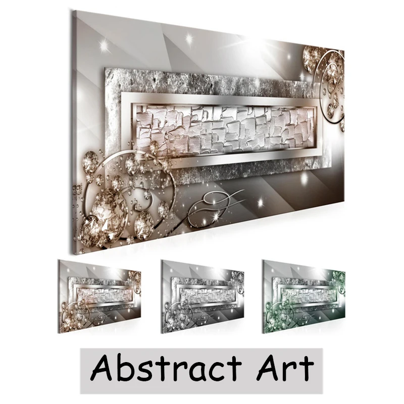 Золотой абстрактный настенный арт бриллианты холст живопись текстура плакаты и принты современные картины для декора гостиной или спальни