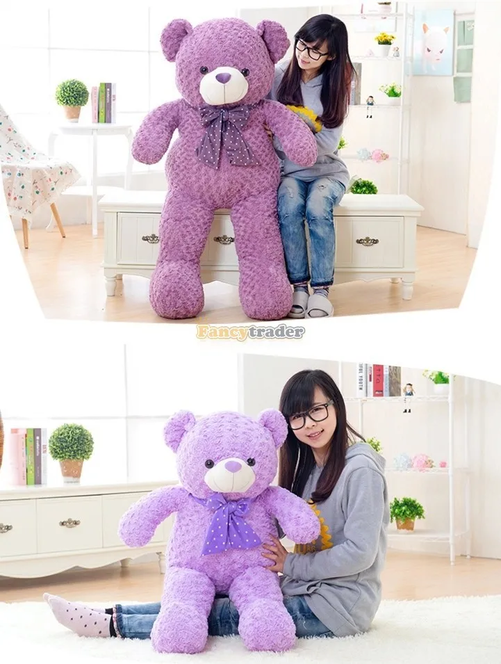 Fancytrader 63'' 160cm Big Giant Stuffed Plush Cute Teddy Bear, Valentine's Day Gift 4 Colors, FT90553 (8)