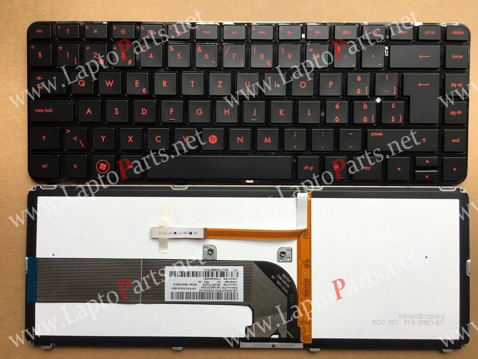 

New SW Swiss Backlit Keyboard For HP Pavilion DM4-3000 DM4-3100 DM4t-3000 DV4-3000 DV4-3100 DV4-3200 Laptop Keyboard