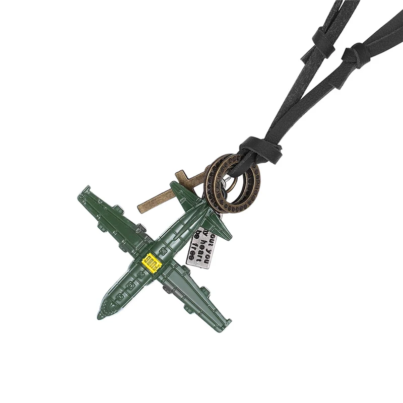 

New Leather Male Necklace 2019 High Quality Handmade Men Necklaces Pendants Retro Charming Jewelry Resizable Colar Collier