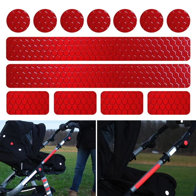 Reflective Bicycle Stickers Adhesive Tape For Bike Safety White Red Yellow Blue Bike Stickers Bicycle Accessories
