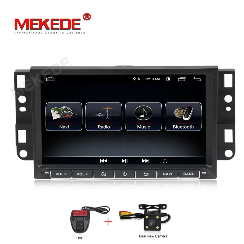 MEKEDE 2 Din Android 8,1 Автомобильный мультимедийный dvd-плеер для Chevrolet Aveo Epica Captiva Spark Optra Tosca Kalos gps стерео - Цвет: car  dvd  camera dvr