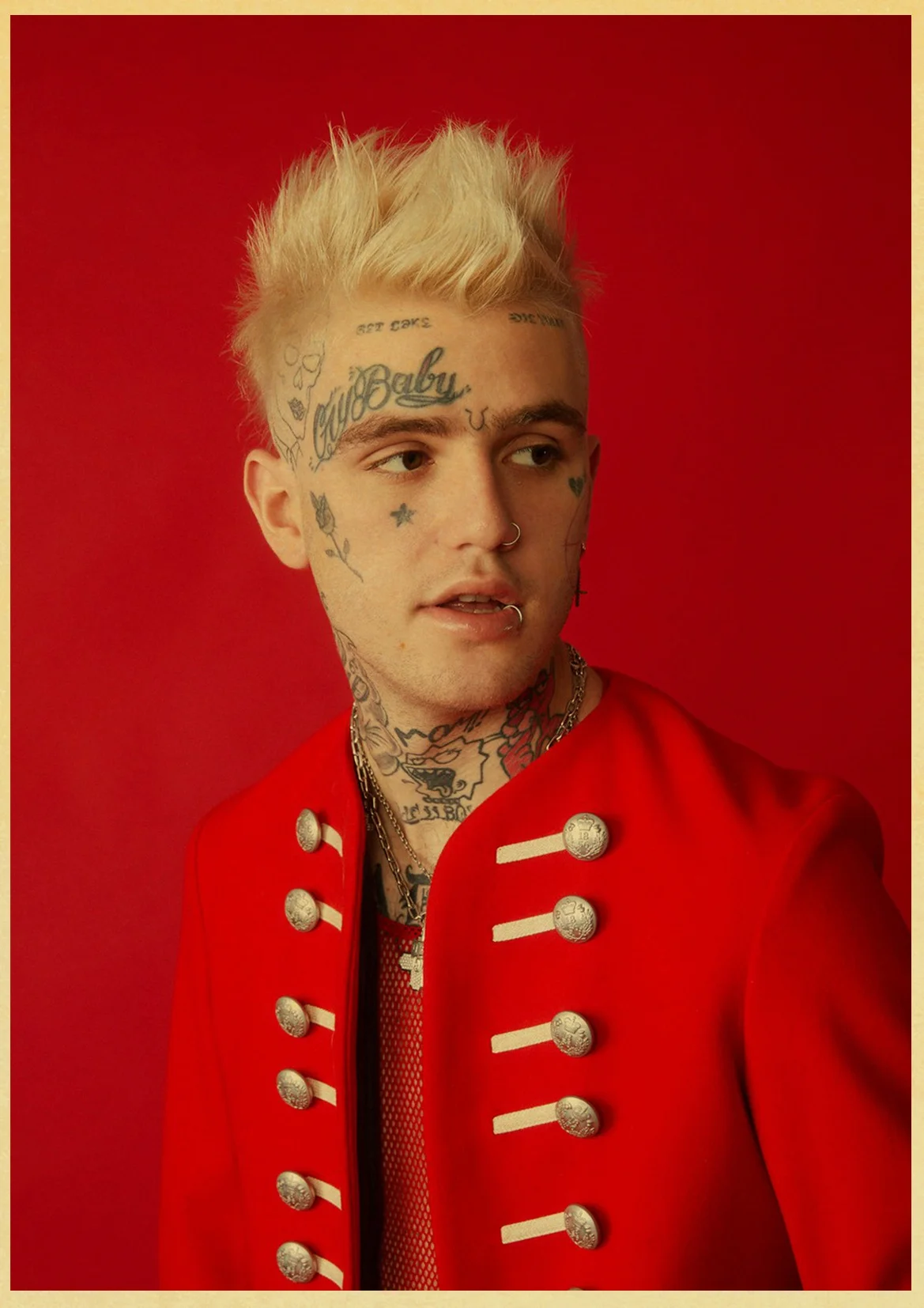 Постер в стиле хип хоп рэпер Lil Peep настенные наклейки винтажные постеры принты