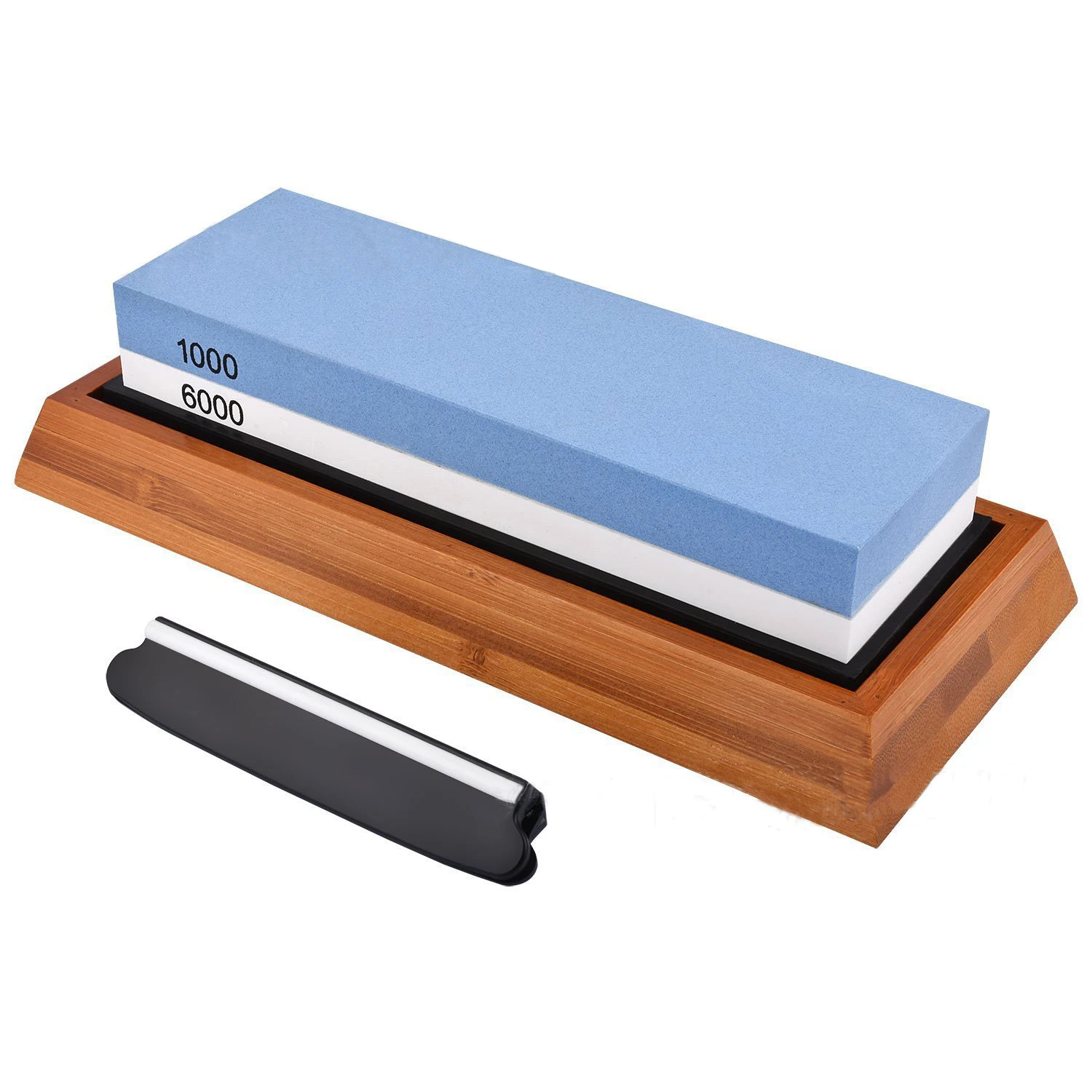 

1000 / 6000 Professional Kitchen Knife Sharpener Stone Double Side White Corundum Whetstone Grindstone Sharpening Tools