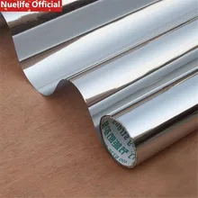 60cmx500cm Silver sunscreen insulation film glass film UV protection living room bedroom office home one-way window film