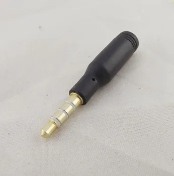 

2pcs 3.5mm 4 Pole Male To Female Audio AUX Headset Adapter Connector iPhone/Samsung