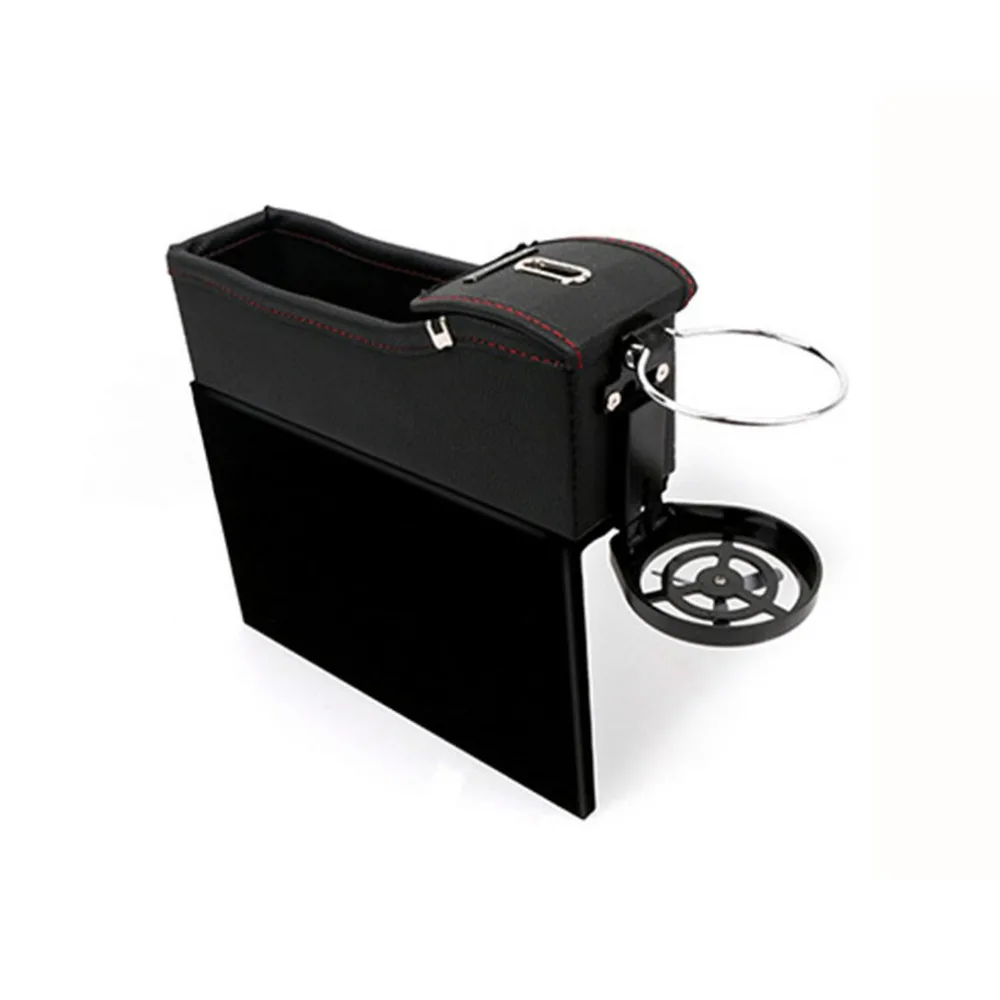 

New Car Seat Crevice Storage Box Cup Drink Holder Organizer Auto Gap Pocket Tidying for Phone Card Coin Case Accessories