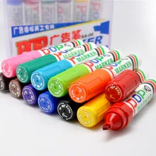 Sipa 12 цветов поп маркеры, подсветка ручки для письма, рисования, рекламы, дизайн плаката, продвижение, празднование