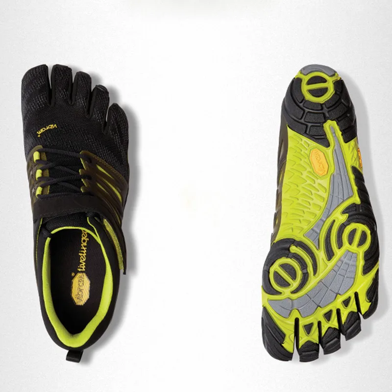 Vibram fivefingers V-Train Лидер продаж дизайн резиновый с пятью пальцами открытый нескользящий дышащий светильник вес обуви для мужчин