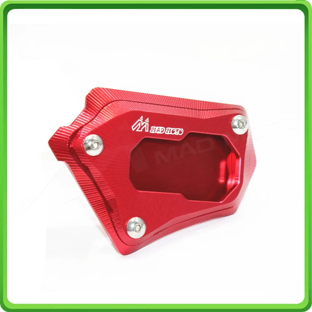 CNC Kickstand Side Stand Pad For BMW R1200GS 2012 2013 2014 2015 2016 R 1200 GS Adventure LC K51 2013 2014 2015 2016 Red (8)