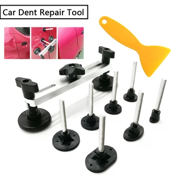 

Dent Repair Tools 7pcs/set Paintless Newly Design Pulling Bridge Dent Removal Tool Kit Instruments Black Hand Tool Set