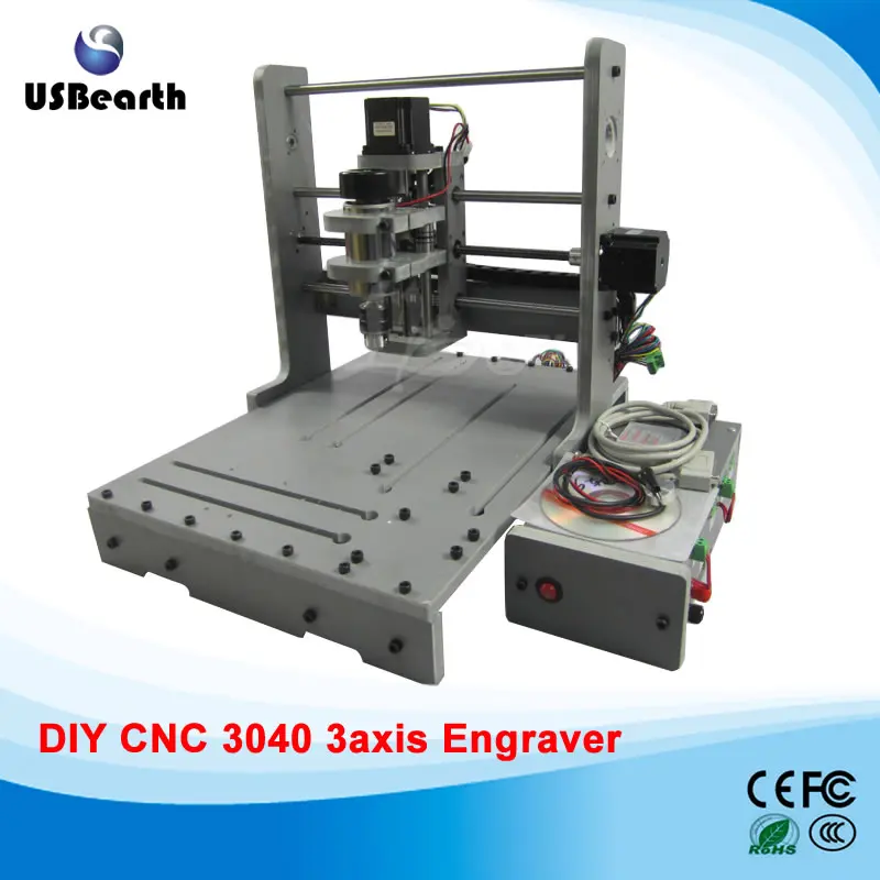 

Russia tax free Engraving machine DIY 3040 3 axis CNC Router milling machine for stutent hobby diy project wood