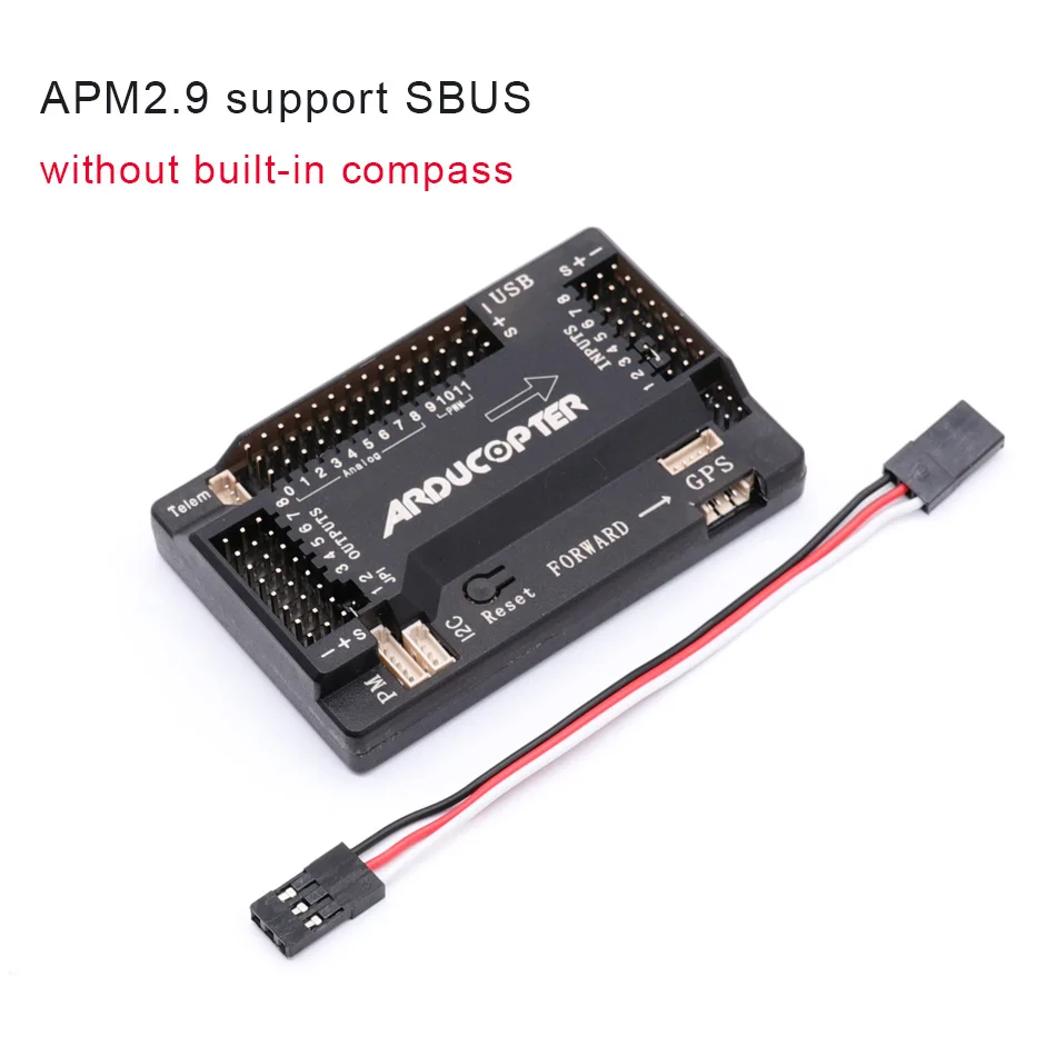 APM2.9 APM2.8 плата контроллера полета поддержка SBUS apm2.6 2,8 Модернизированный внутренний Компас для RC Квадрокоптер, Мультикоптер Ardupilot - Цвет: V without compass