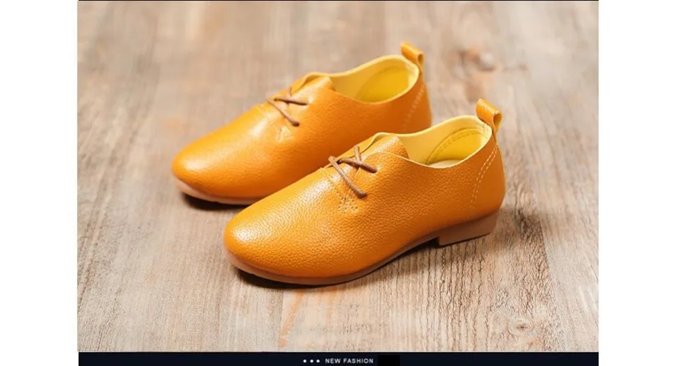 YWPENGCAI/детская кожаная обувь для мальчиков; лоферы; сезон весна-осень; Размеры 26-35; белая повседневная обувь для девочек;#7KT0435