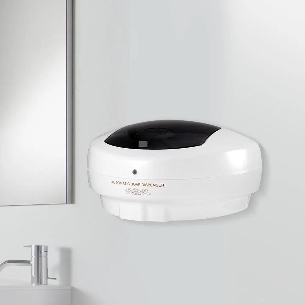 Buy Wall Mounted 600Ml ABS Automatic Liquid Soap Dispenser Bathroom Accessories