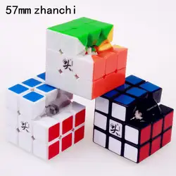 57 мм dayan 5 zhanchi magic speed cube puzzle ультра-гладкая cubo magico professional классические наклейки игрушки для детей