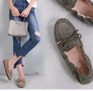 

2018 new flat-bottomed wear lazy one-legged egg roll pregnant women large size wild Korean version of Lok Fu shoes