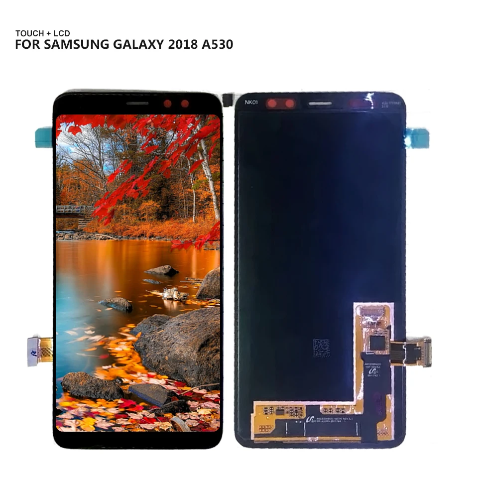 

For Samsung Galaxy A8 2018 A530 A530F A530DS A530N SM-A530N Touch Screen Digitizer LCD Display Assembly + Tools