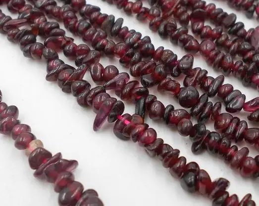 

Natural Stone Beads Dark Red Garnet Irregular Bead