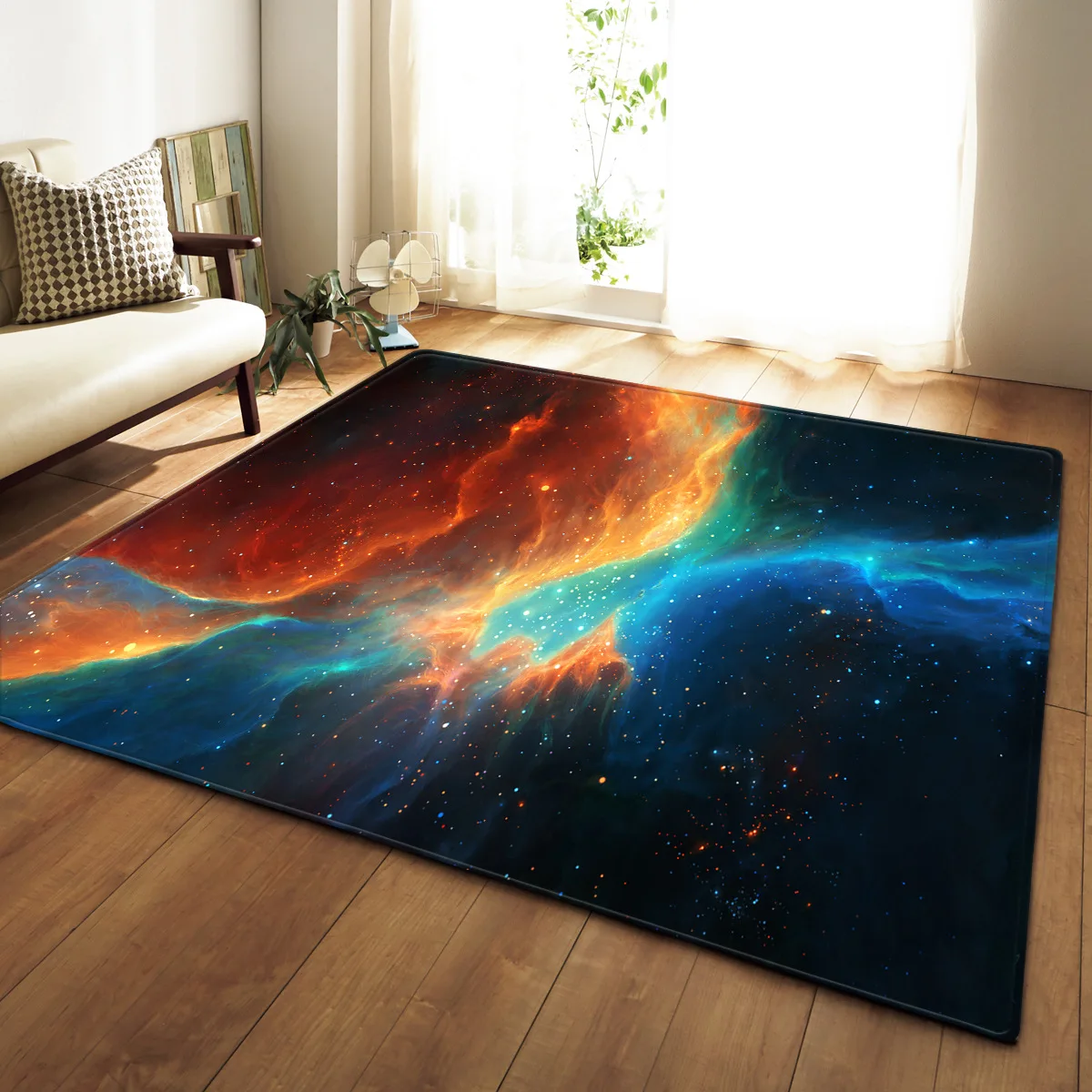 Dream Galaxy Космические звезды 3D ковры для гостиной спальни коврики для чайного стола мягкие фланелевые гостиной большой размер декоративный ковер - Цвет: 14