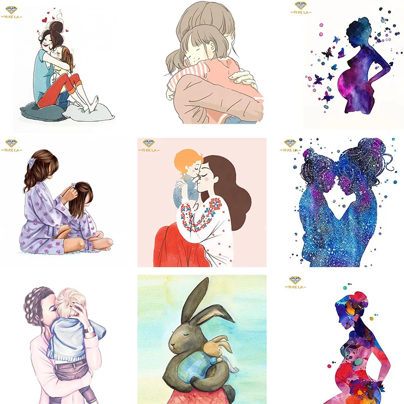 

Diamond Painting Full Square Drill Mother's Day Rhinestones Pictures Diamond Embroidery Sale Cross Stitch Mosaic Love Gift