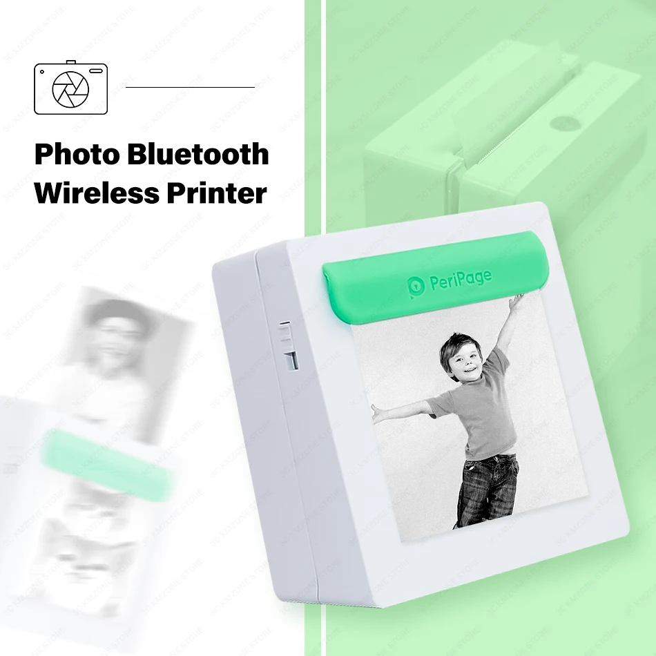 

Peripage pocket photo bluetooth printer 58mm 2 inch thermal label notes wireless printer handheld printer for android iOS phone