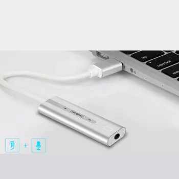 

2 in 1 USB External Sound Card 7.1 Channel USB to 3.5mm Jack 3D Audio Headset Microphone Sound Adapter Computer Game Accessories