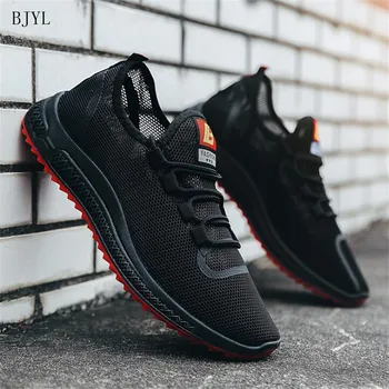 

BJYL 2019 New Style Men Mesh Casual Shoes Leisure Fashion Running anti-skid Light Ventilate Wear-resisting Sweat-Absorbant B121