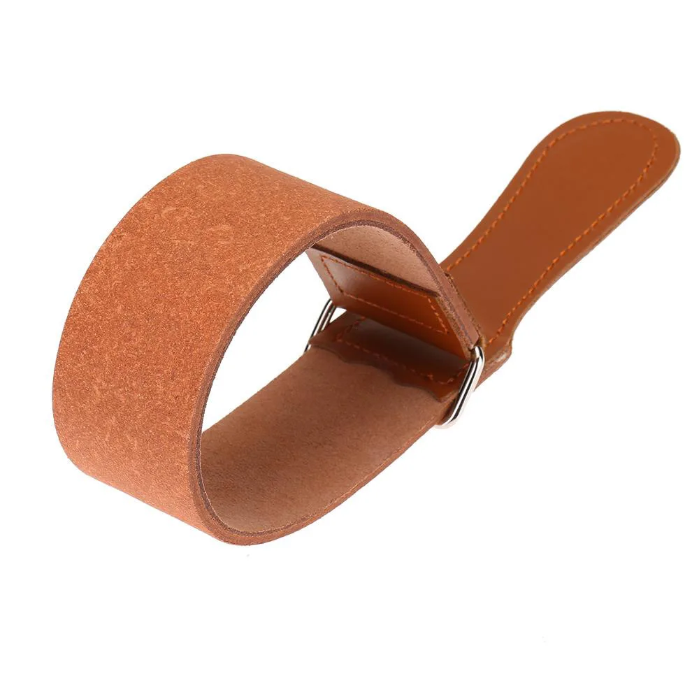 Durable Cowhide Men's Shaving Leather Strap for Barber Straight Razor