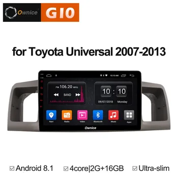 

2GB RAM+16GB ROM 9" Android 8.1 Quad 4Core Car DVD Player For Toyota Universal 2007-2013 GPS Navi Radio Stereo BT WIFI TPMS