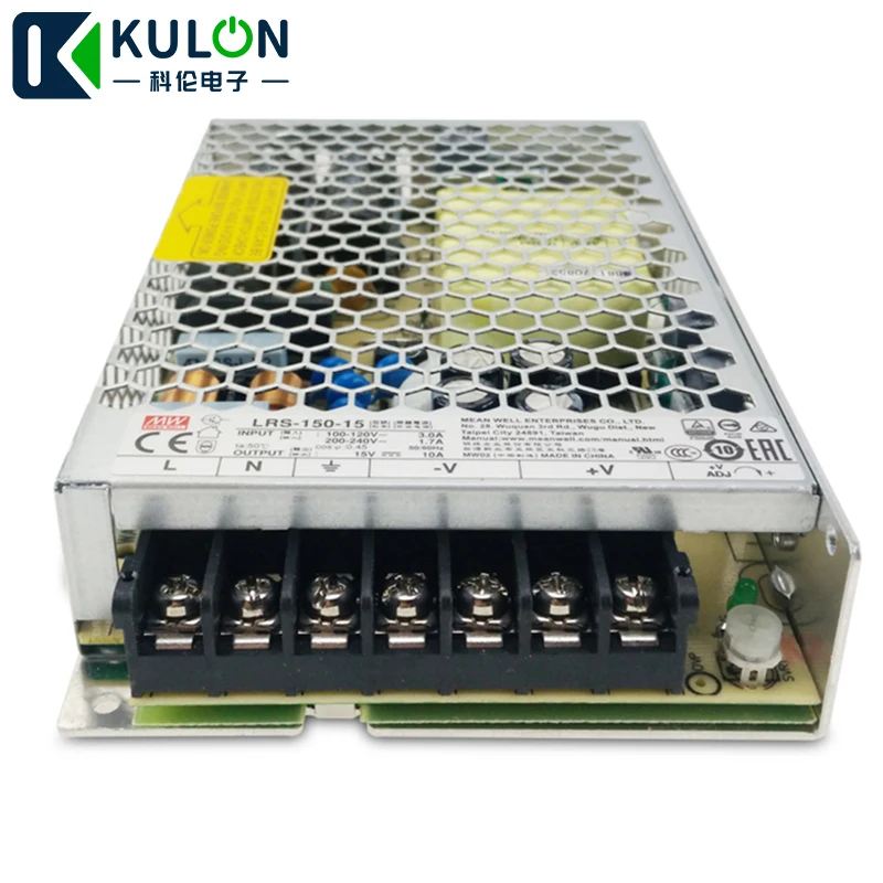 Оригинал MEAN WELL LRS 150 15 низкопрофильный одиночный выход Вт в 10 А Импульсный режим