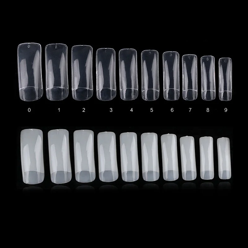 

Professional 100 Pcs False Nails French Fake Nails Short Clear Half Cover Nail Decorated ABS Beauty Nail Tips Tools #225265