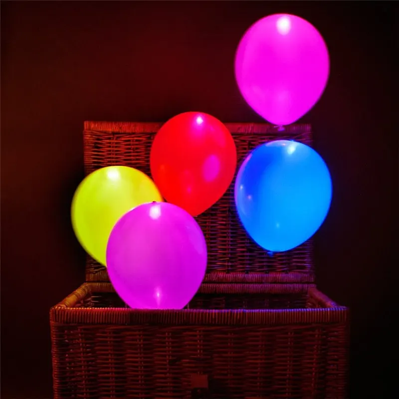 5 шт./набор светодиодный светильник 12 дюймов вечерние воздушные шары вечерние украшения