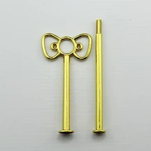 10 шт/лот Бабочка Стиль 2 Яруса Торт Стенд с тарелками украшения торт