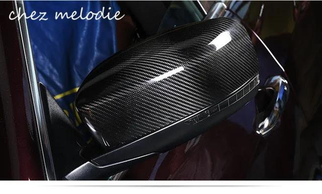 

Top quality all real carbon fiber car outside rearview Mirror Caps cover for Maserati Ghibli/Quattroporte/GT GTS Gran Turismo
