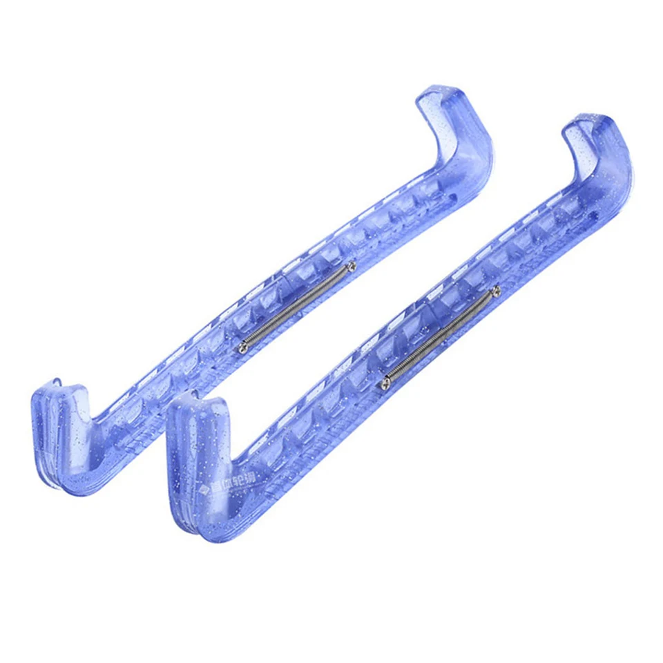 1Pair Plastic Speed Ice Hockey Skate Blade Guards Covers Adjustable
